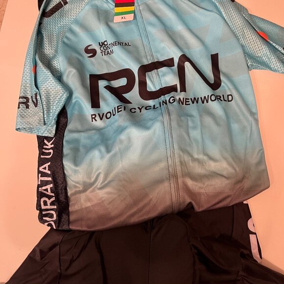 2023 RCN Team Cycling Jersey Set – Men’s Breathable Summer Bike Suit NWT / XL - Picture 1 of 15